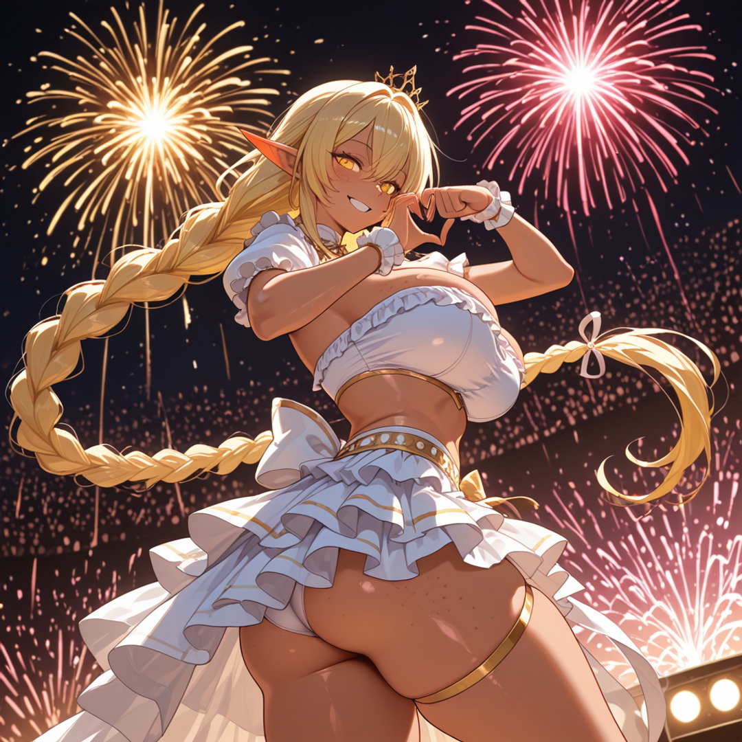 Goldie - Love at first sight with an elven idol! - AI Character
