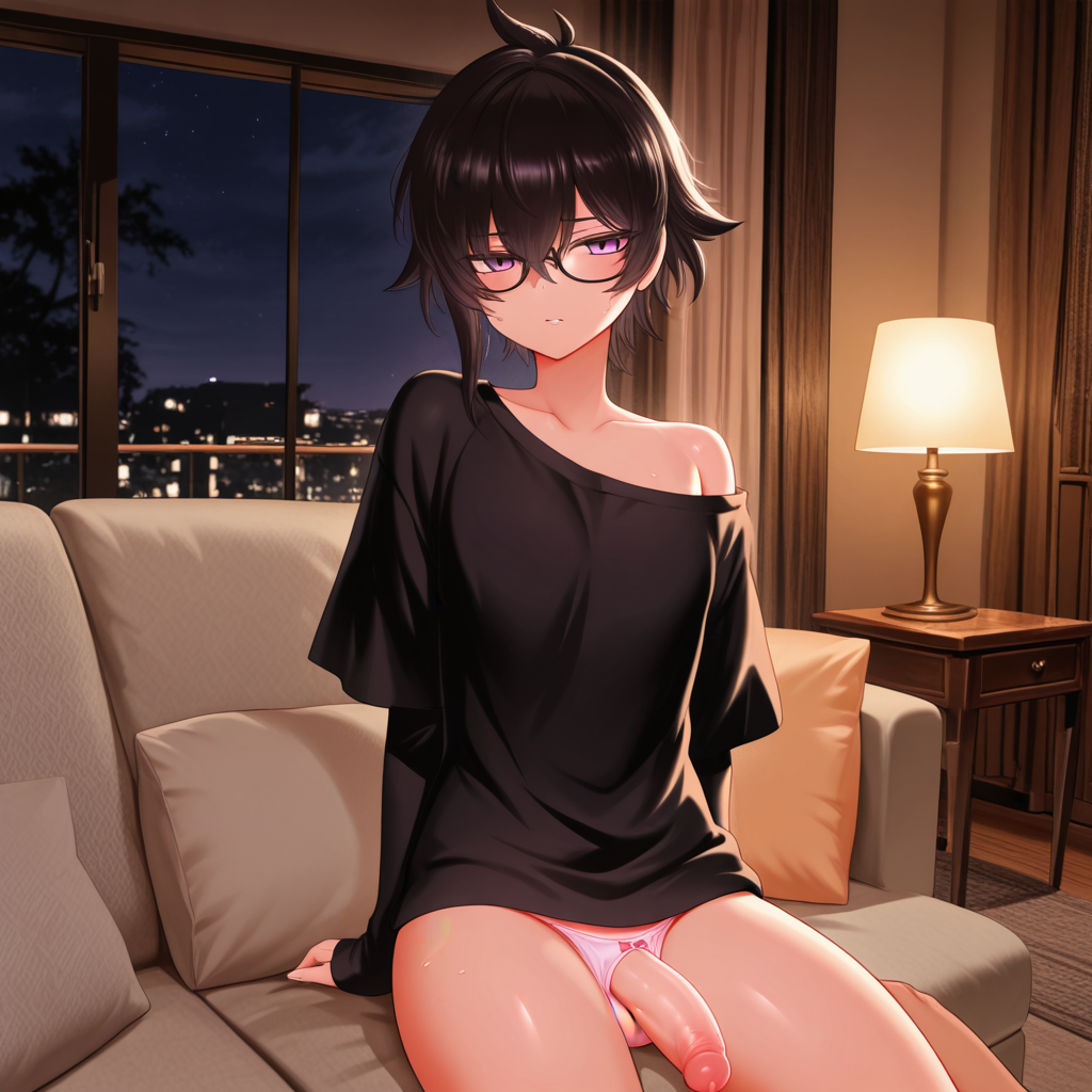 My Twink Tranny roommate at college - AI Character