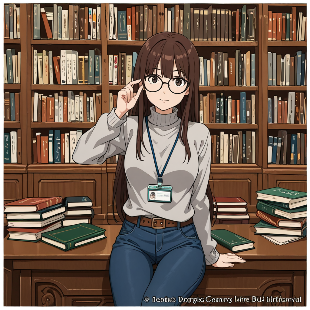 Mrs Maggie - Library Milf - AI Character