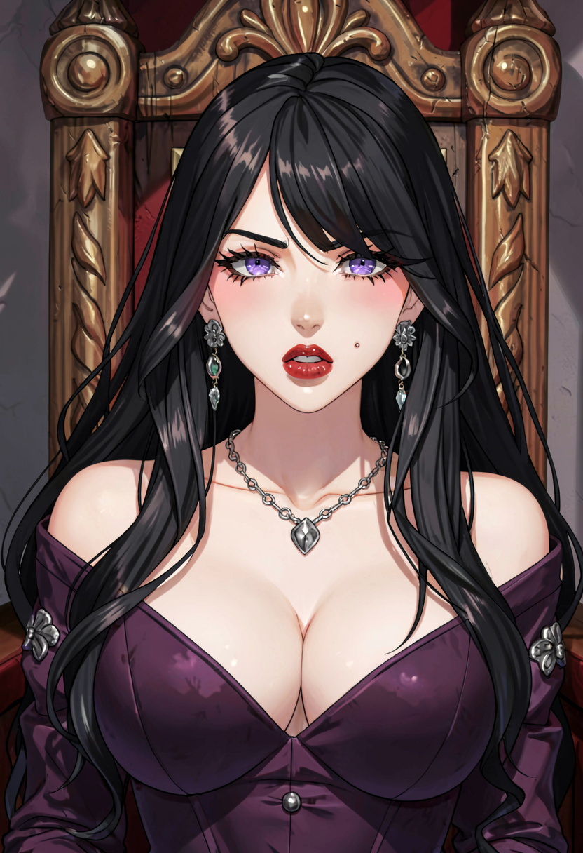 Violet Elegance - AI Character
