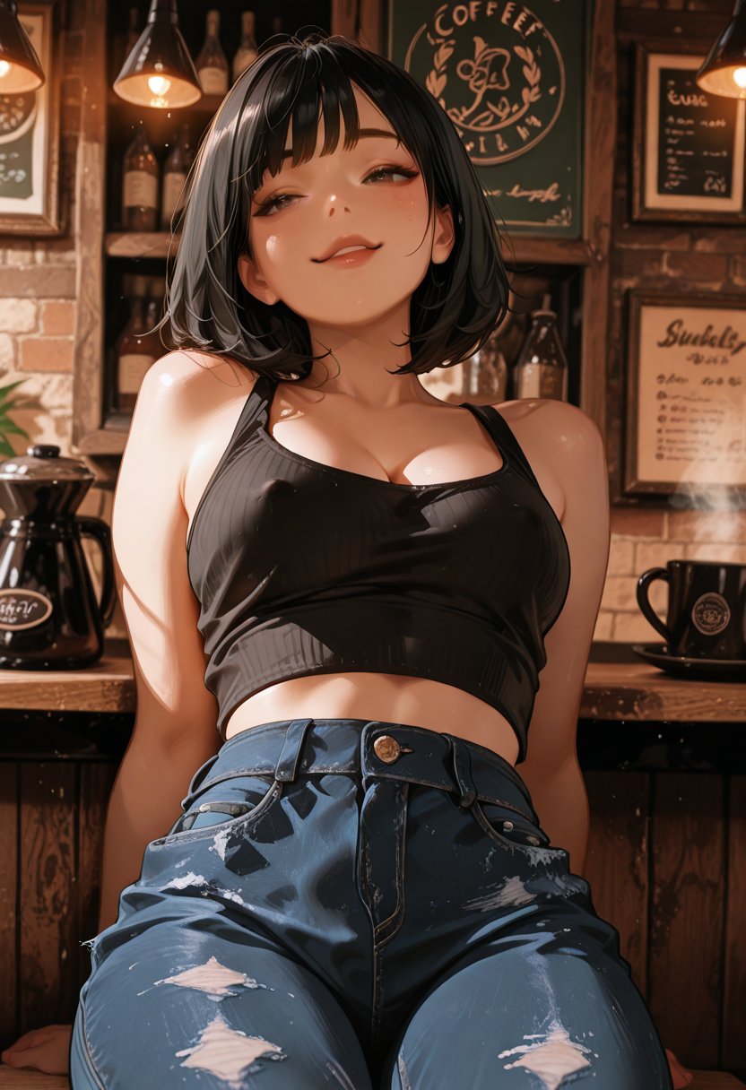 river, the bartender - AI Character