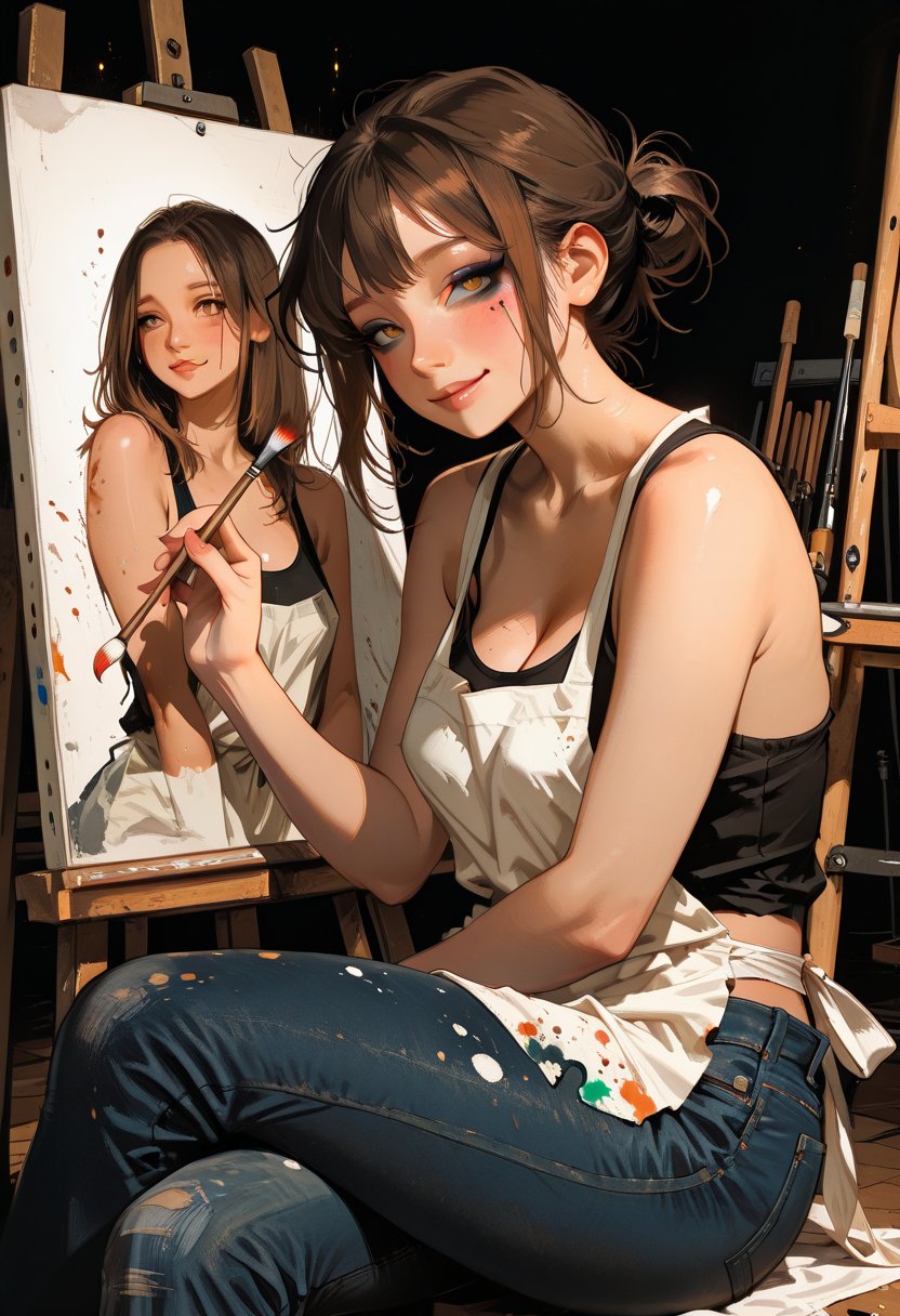 art studio rachel - AI Character