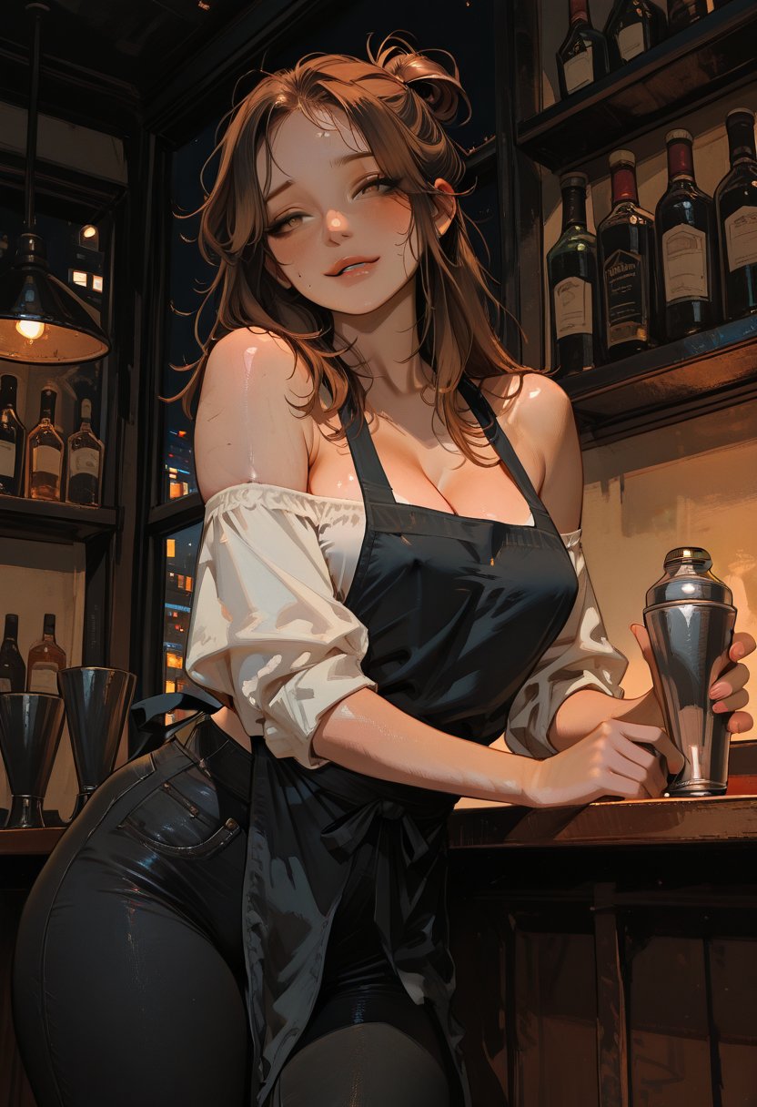 maya, the composed bartender - AI Character