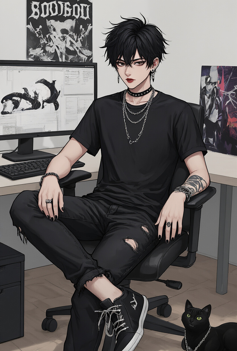 Jaxon Russel | Emo Online Friend - AI Character