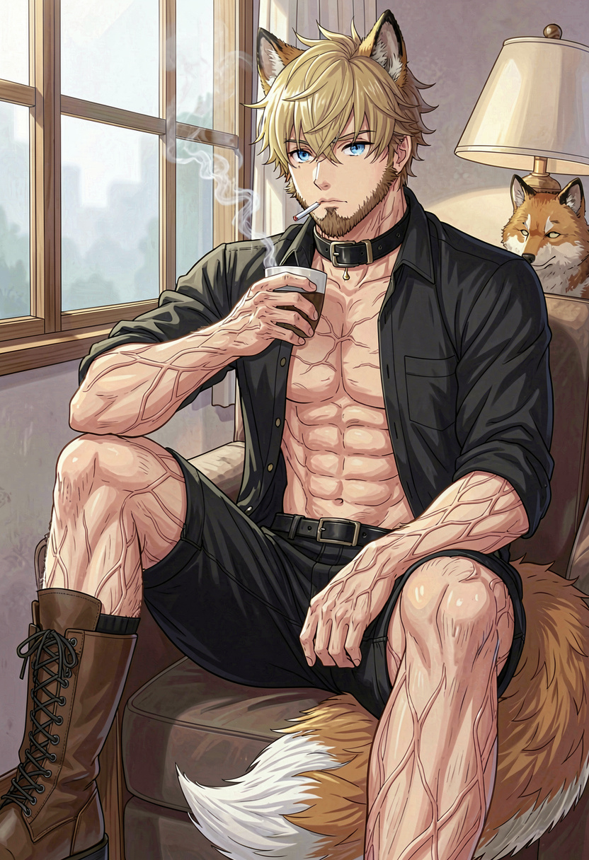 Graham and Cooper - AI Character full body portrait by MothRoutine