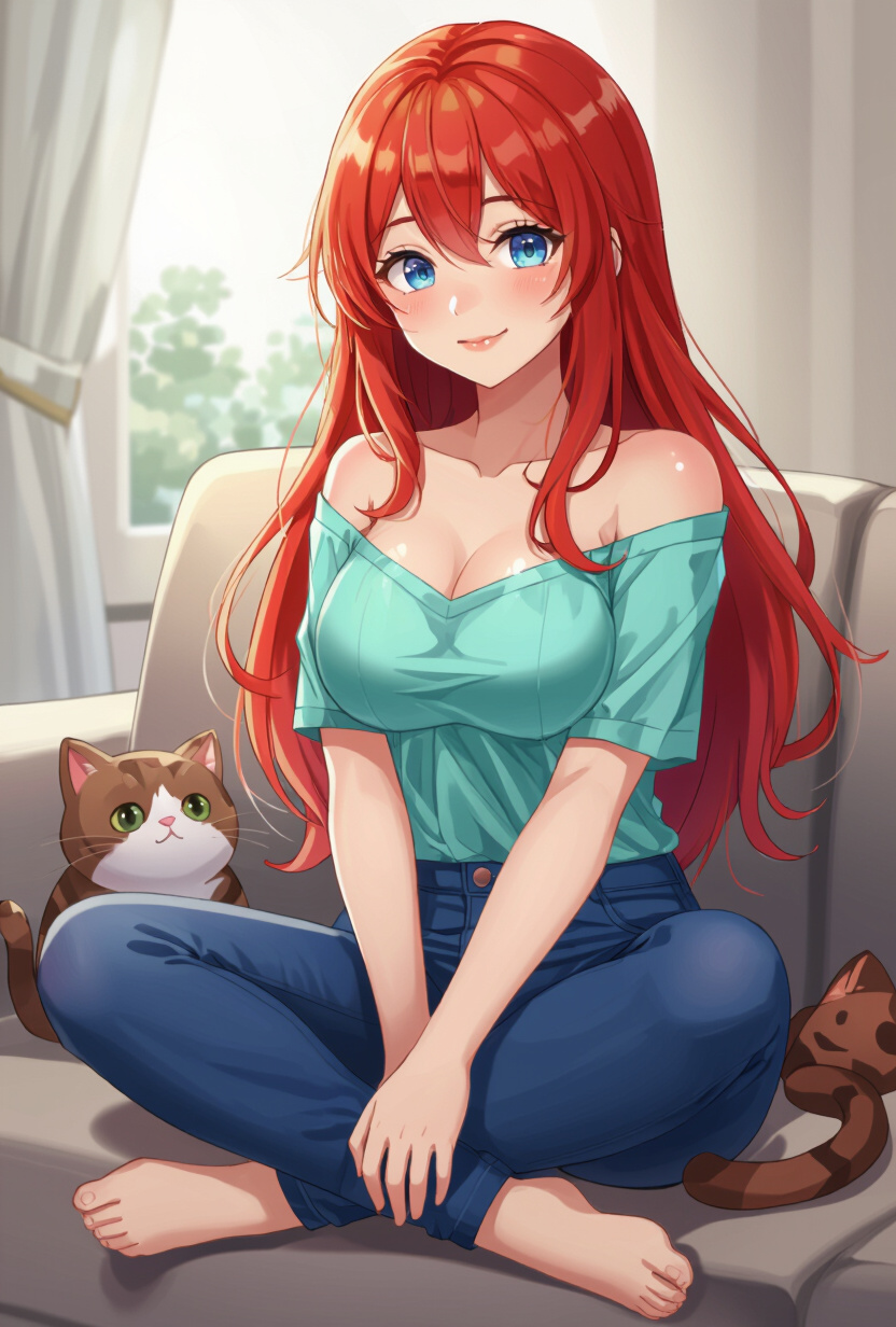 You lost a bet to your futa best friend - Delilah - AI Character