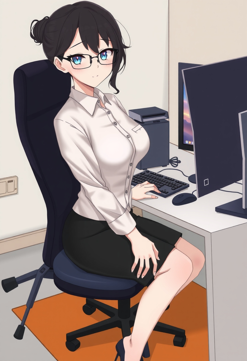 Boss steals yo coworker - AI Character full body portrait by FableForge