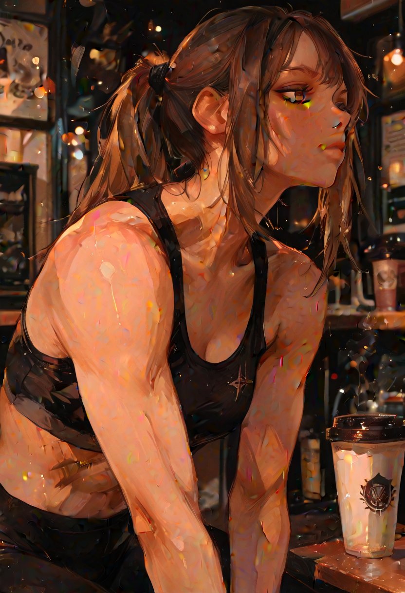 coffee shop fitness instructor - AI Character