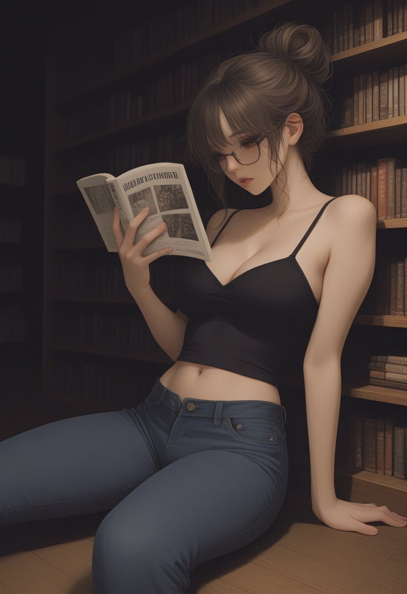 libby, the bookstore troublemaker - AI Character