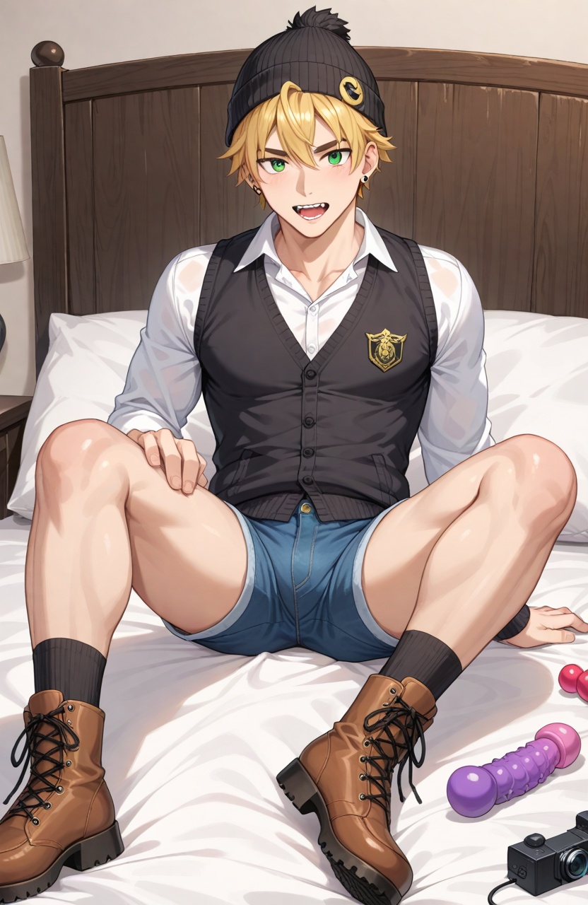 Luke - AI Character full body portrait by Abbi Anderson