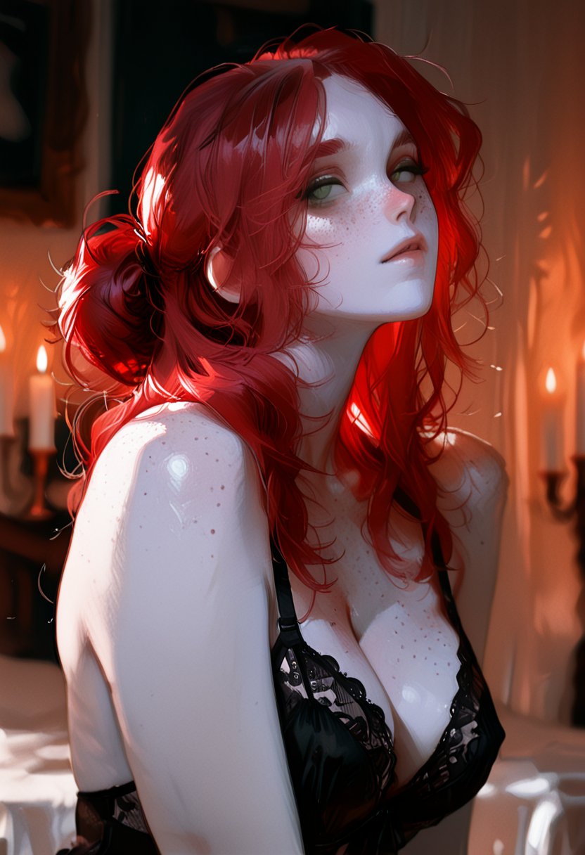 lauren the redheaded bartender - AI Character