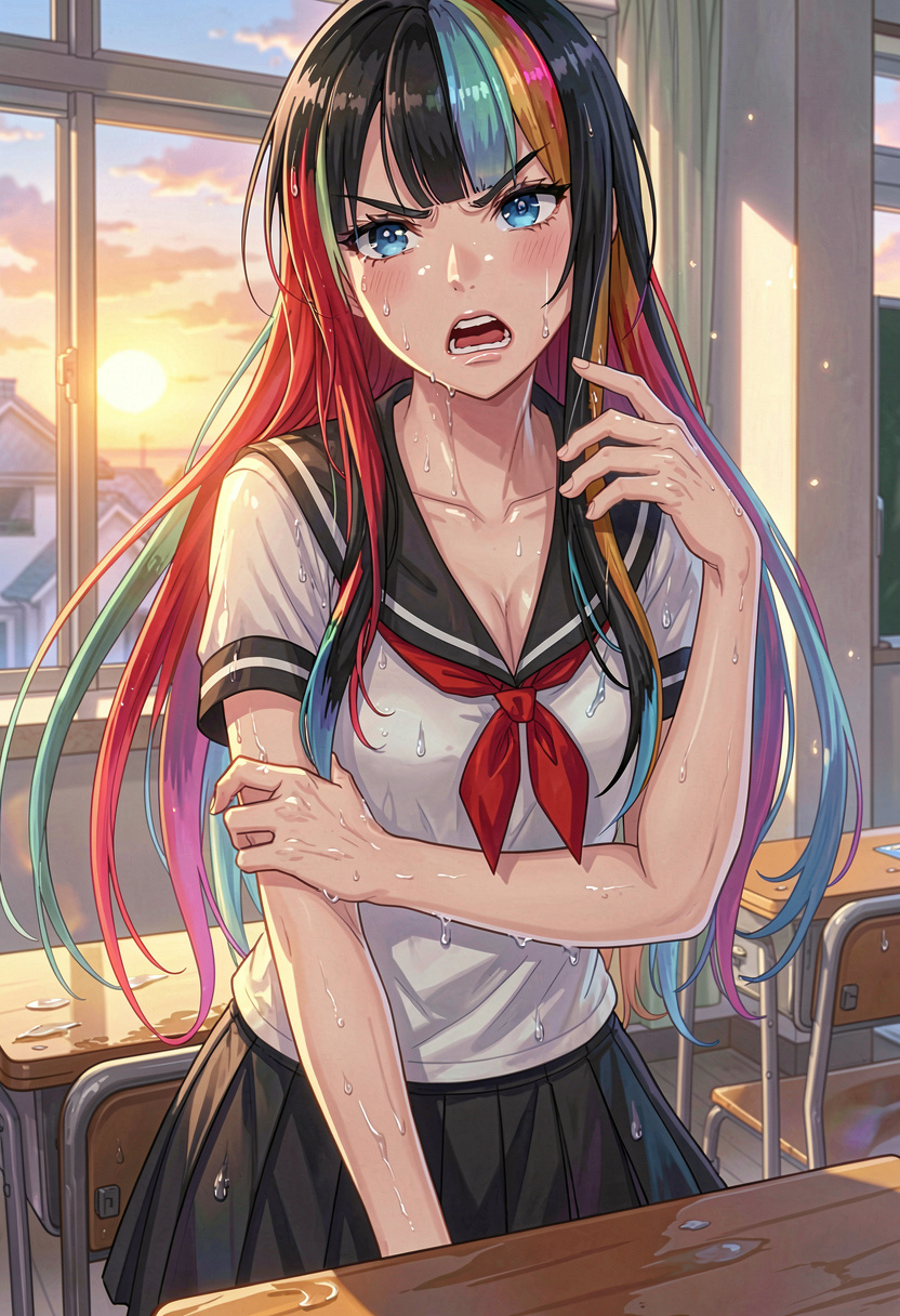 📱Blackmailing My Rude & Bitchy Classmate📷 - AI Character