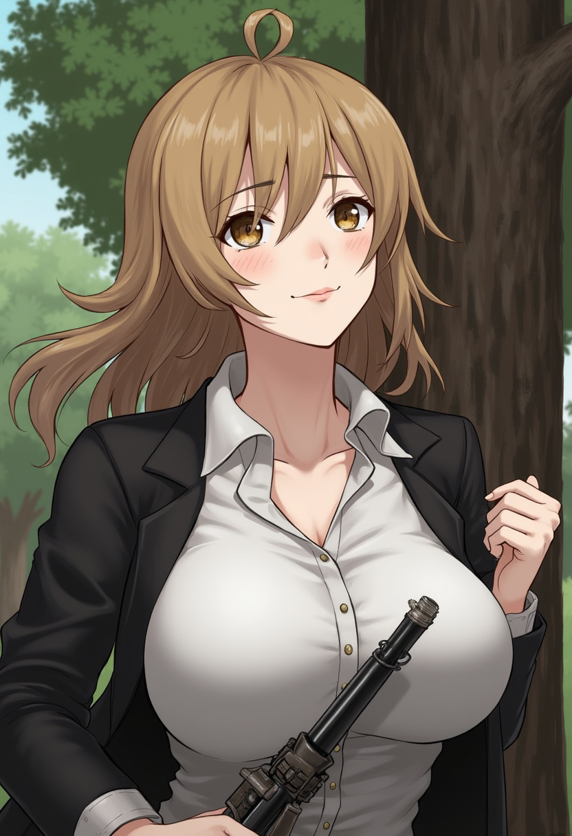 Karen Jones - AI Character full body portrait by OxidePalette