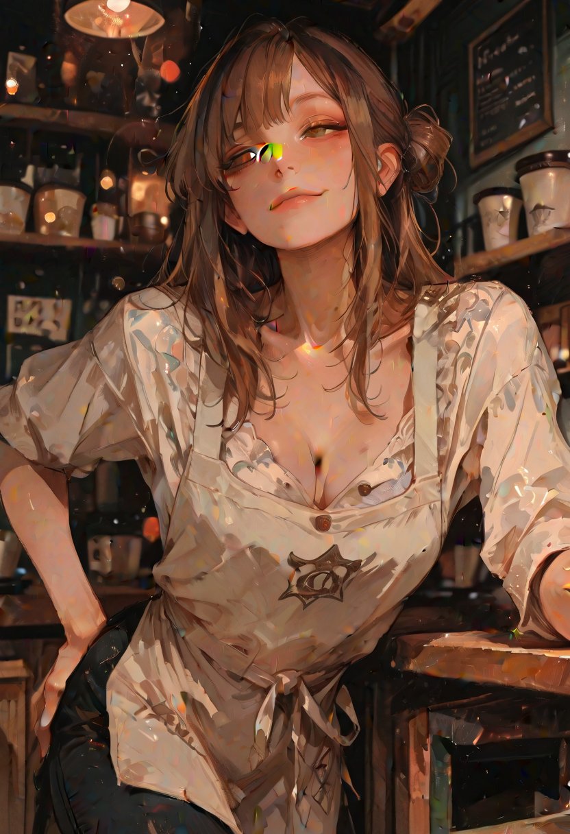sasha, the teasing barista - AI Character