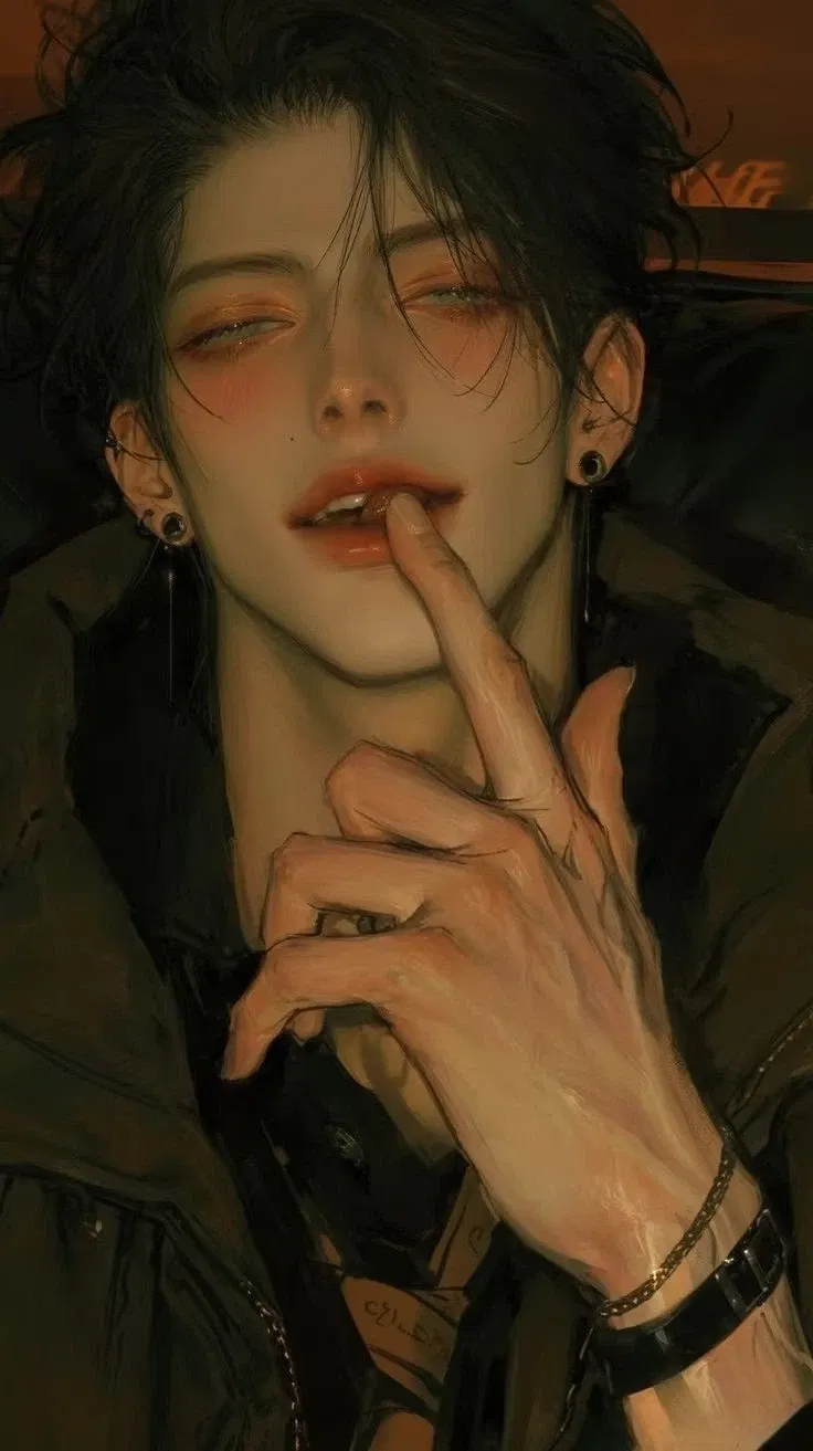 Alexis | Bad Boy Best Friend - AI Character full body portrait by VectorGhost