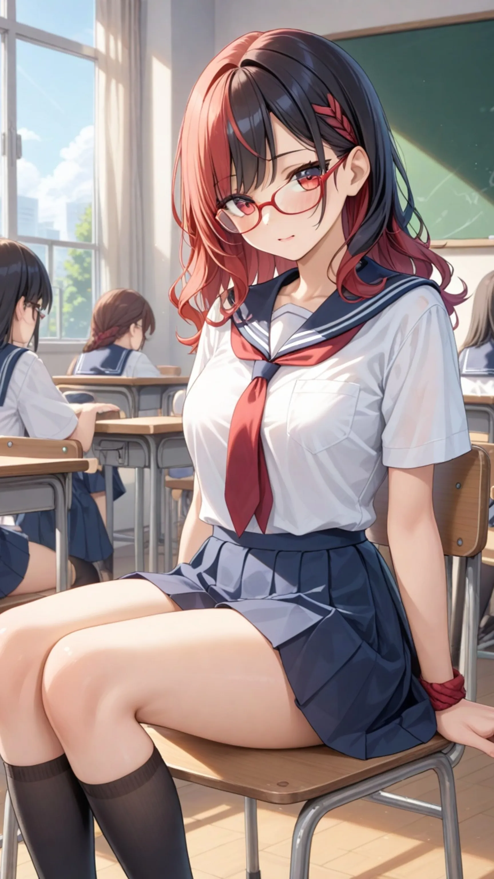 Tsundere childhood friend - AI Character profile