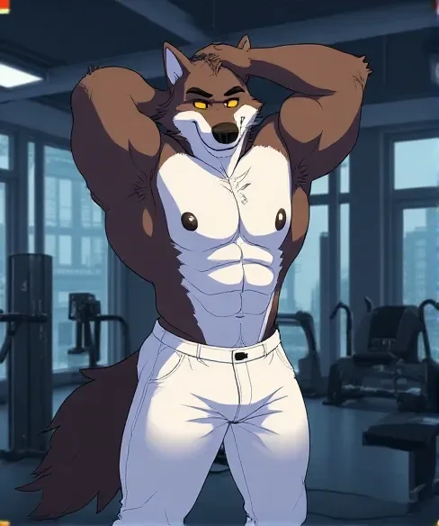 Mr.wolf - AI Character full body portrait by LusyNoLusy