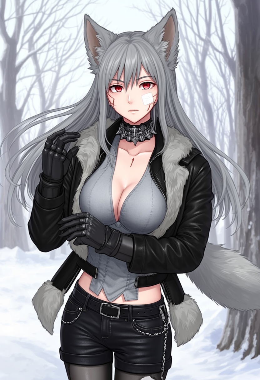 The Huntress of Divine Beasts: Fenra Wolfhunt - AI Character