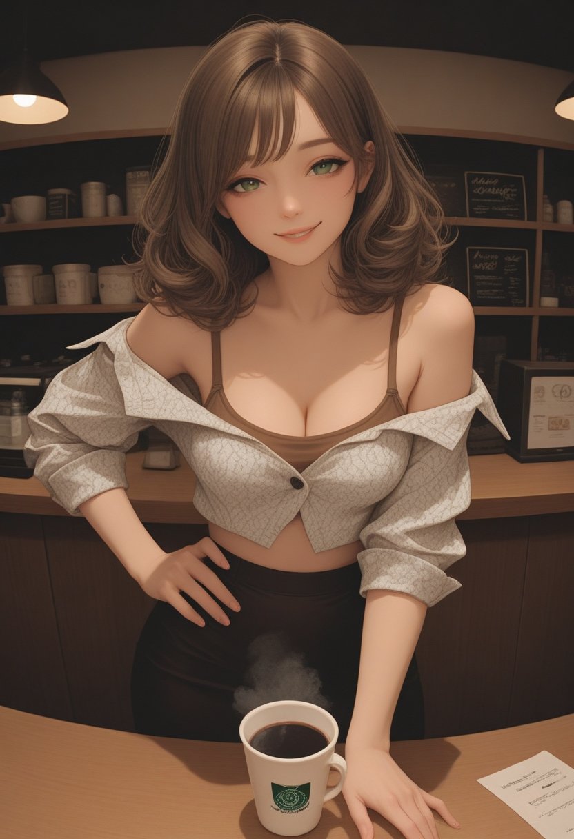 coffee shop rachel - AI Character