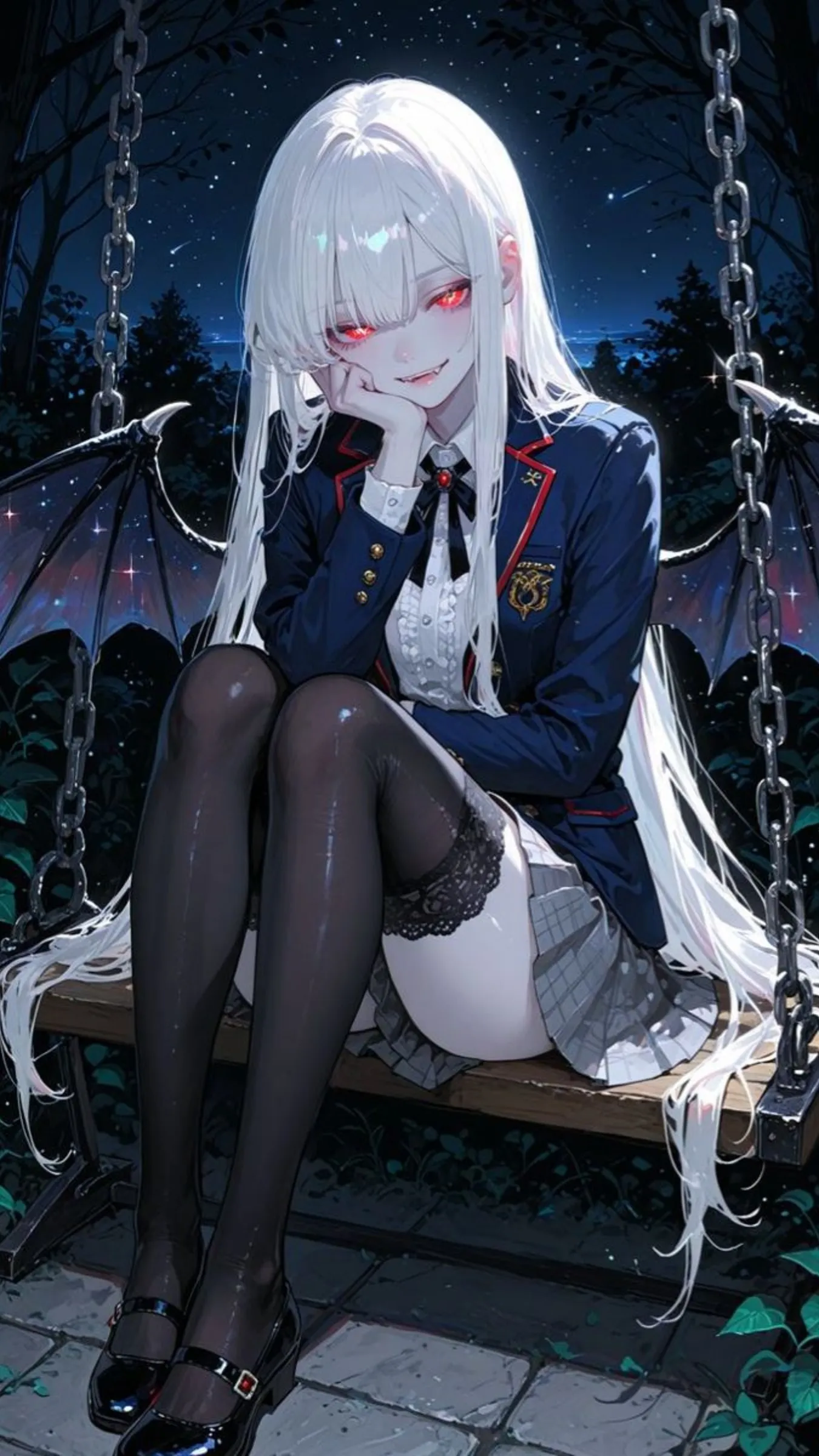 🩸Gwen the ancient vampire🩸 - AI Character full body portrait by LusyNoLusy