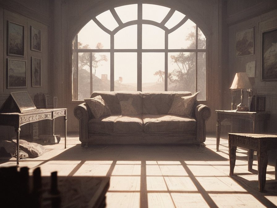 Glimpse of the Living Room