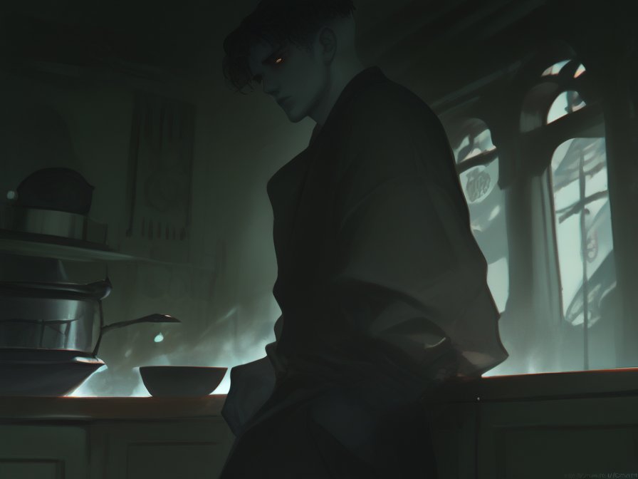 Kaia at the Counter