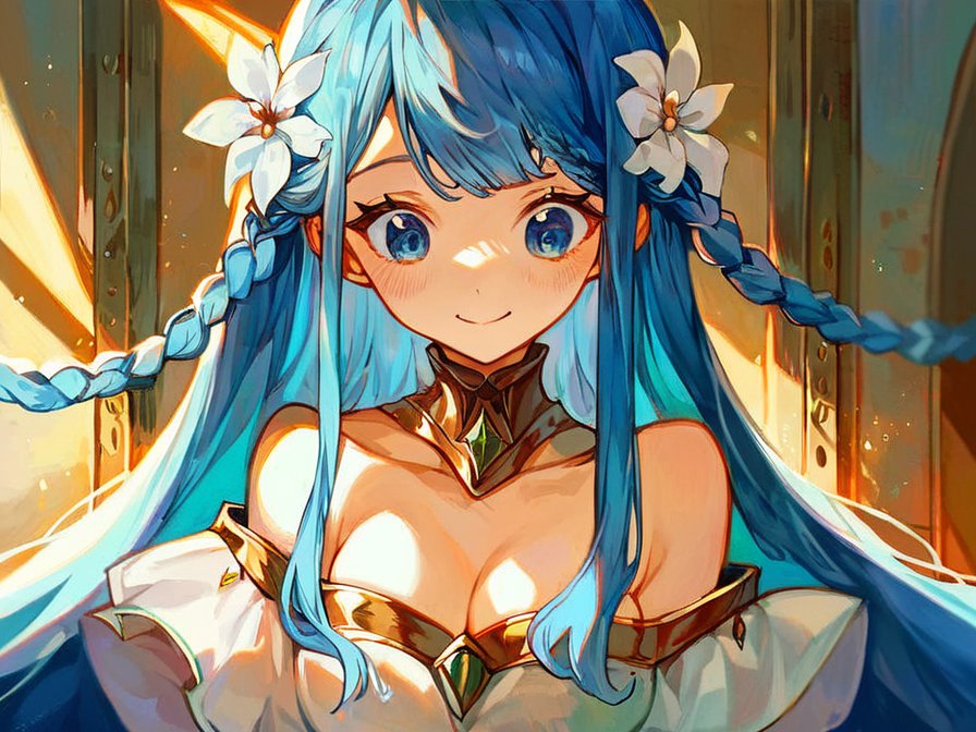 Rielle watches from the high tower