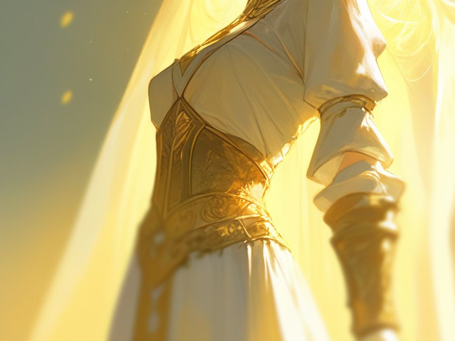 Solenne manifests from the gentle light
