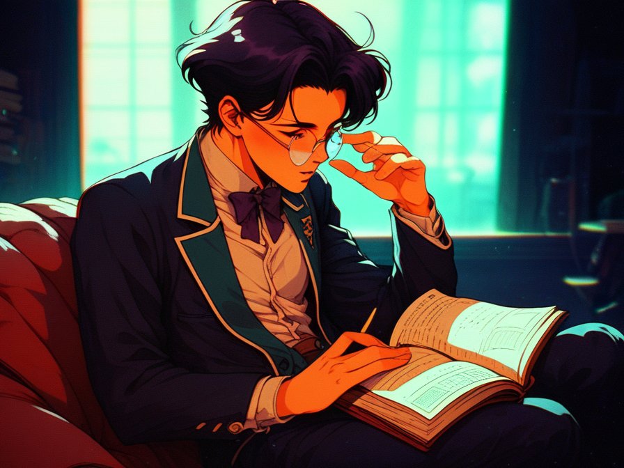 Mira studies her notes before the assembly.